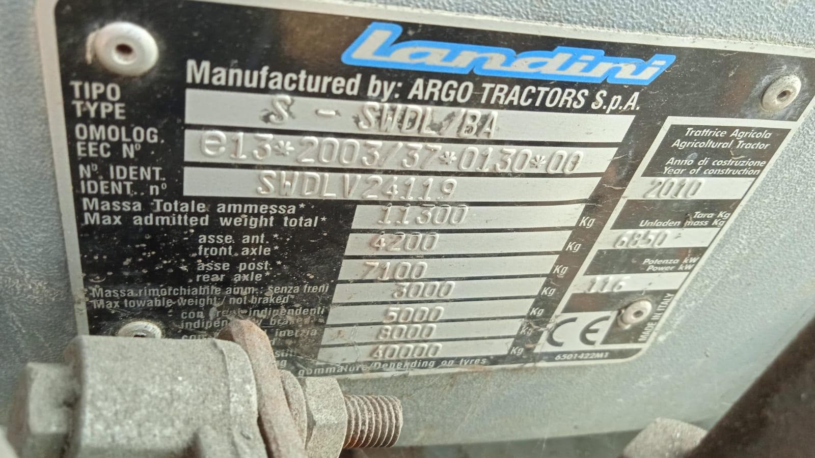 LANDINI 165L · — imagen 10