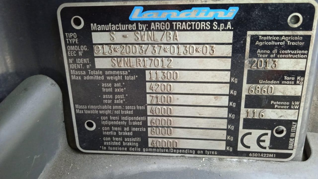 LANDINI 165 165L · — imagen 10