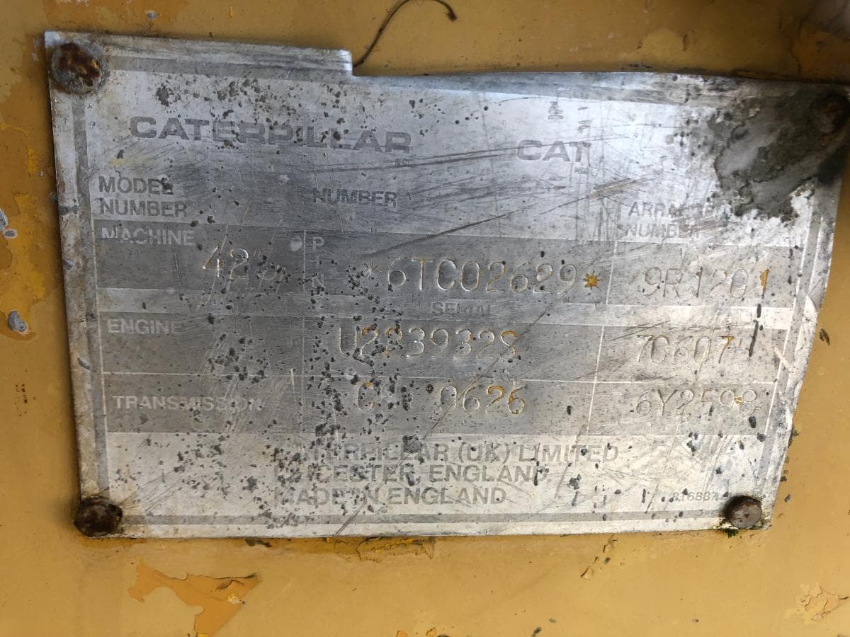 Retroescavadora CAT 428-II 4x4 — imagen 29