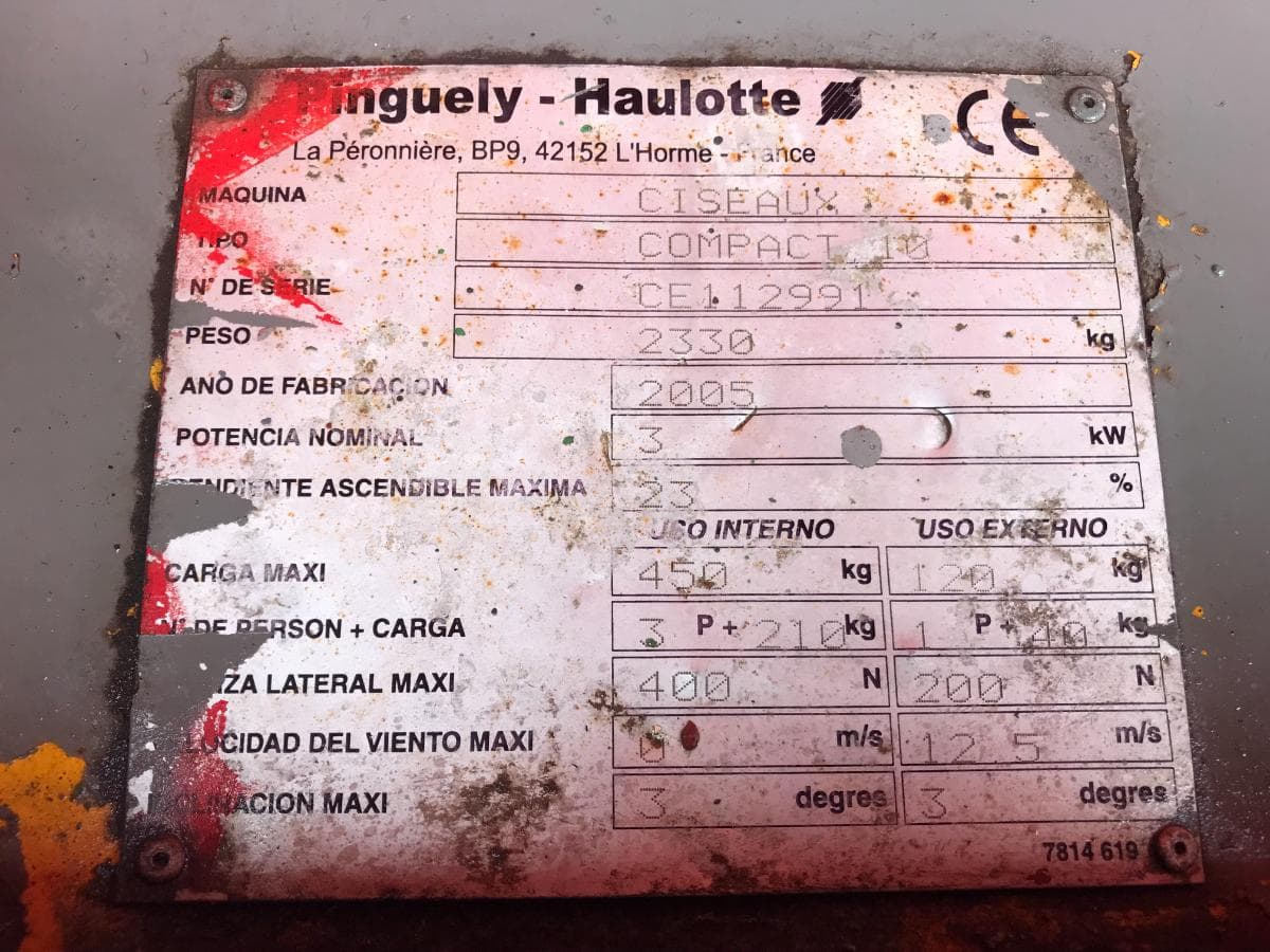 Plateforme élévatrice Haulotte Compact 10 — image 8