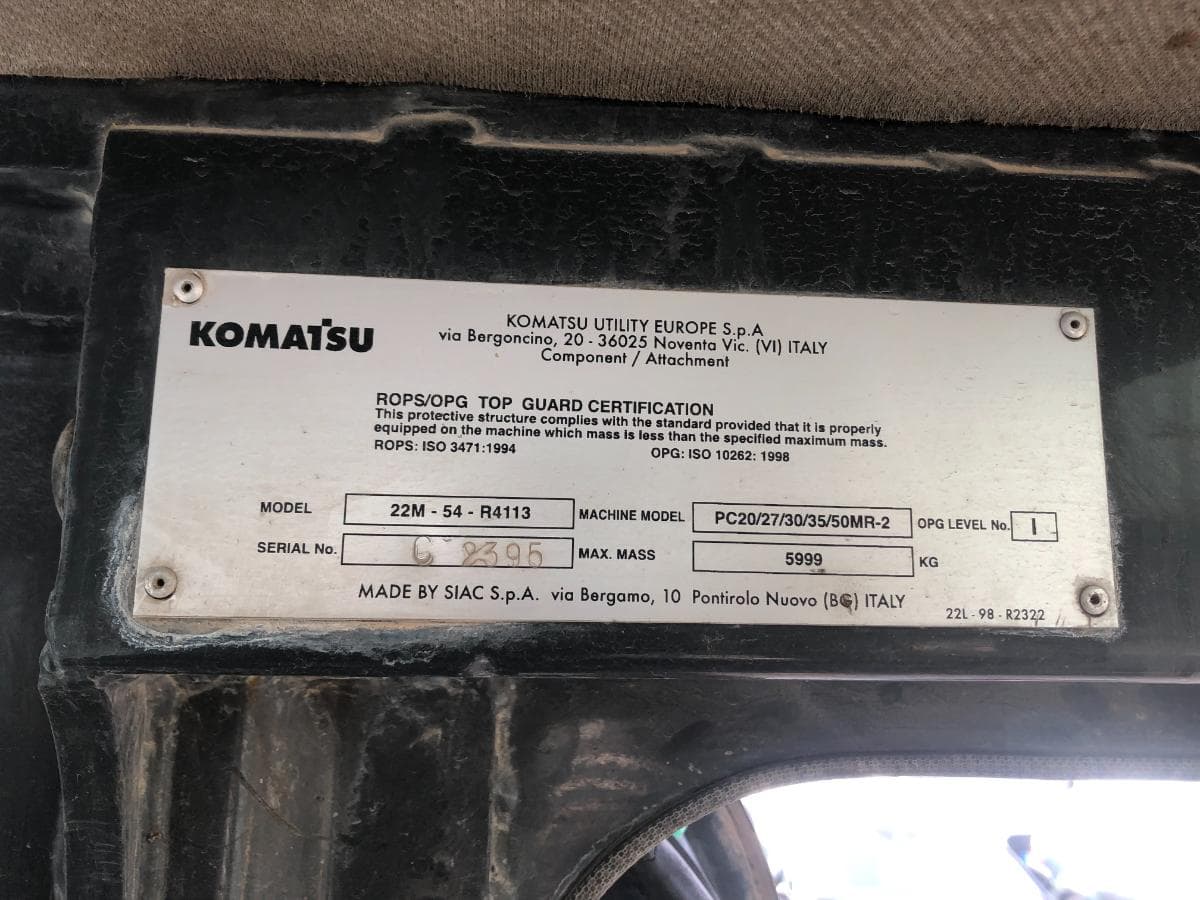 Mini Giratória Komatsu PC50MR-8 — imagen 29