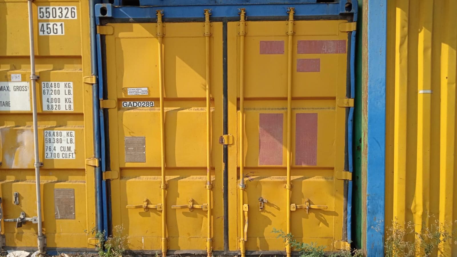 Diversos + Diversos + Diversos + Diversos + Diversos + Diversos + Diversos + Welding Machine + Welding Machine + Welding Machine + Ridgid Machine + Motores + Cut off machine + Caixas de Ferramenta + Varões + Diversos + Frolas + Cintos de Segurança + Diversos + Contentor de 40P · — imagem 36