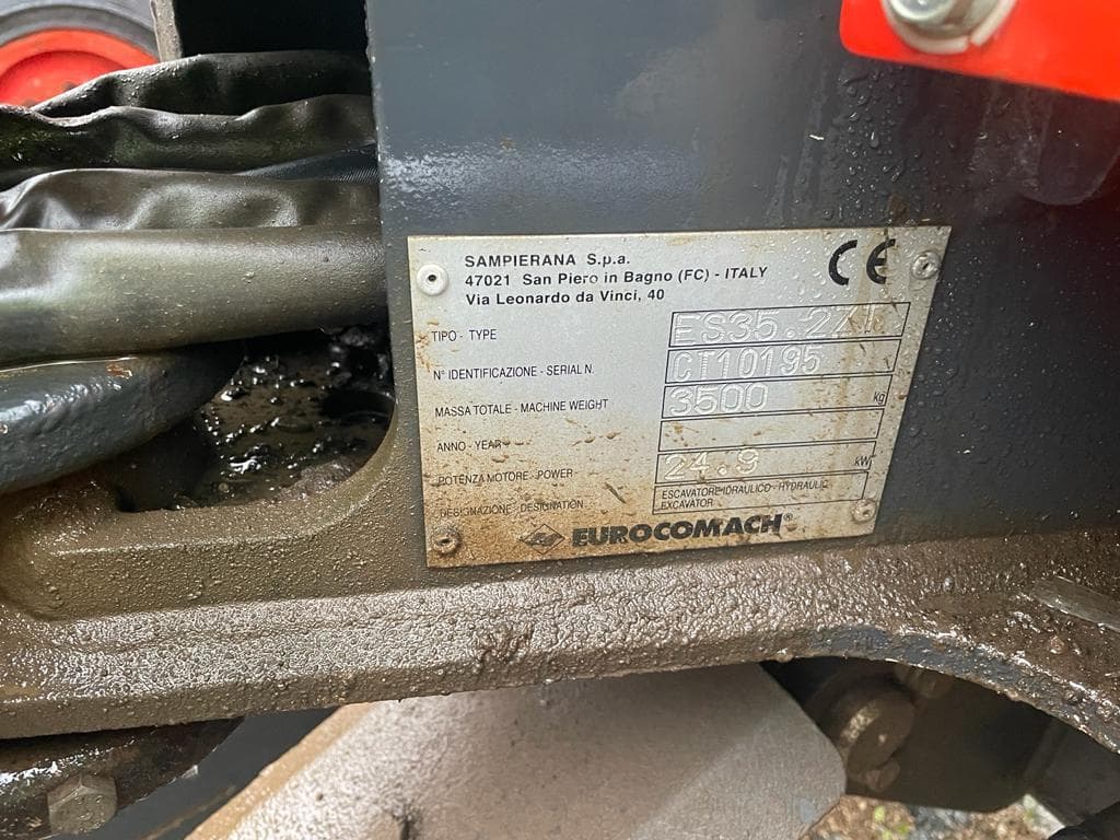 Mini Escavadora Eurocomach ES35.2ZT — imagem 5