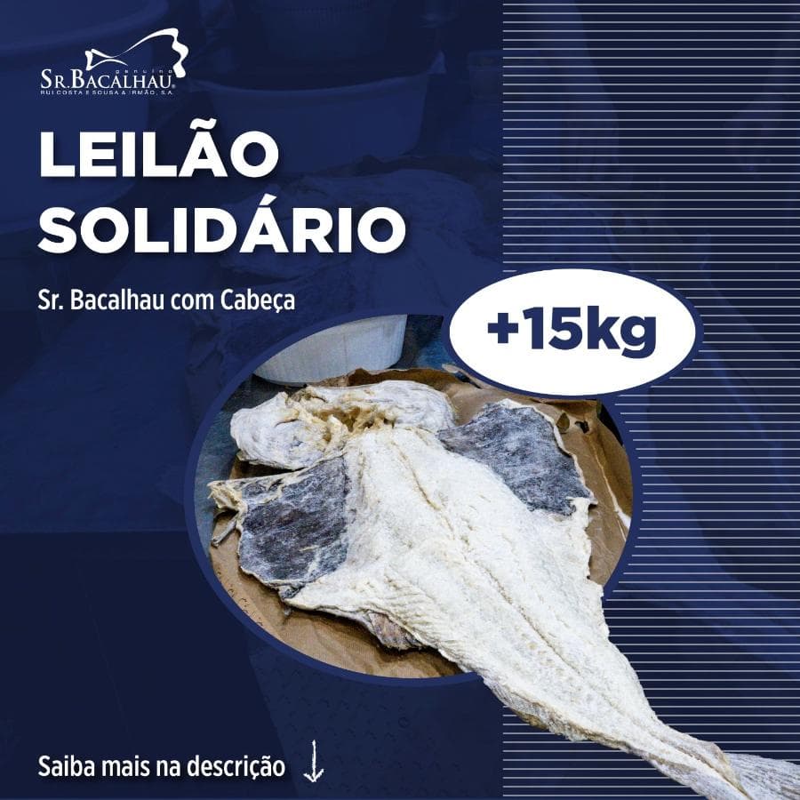 Leilão Solidário · O Maior Sr. Bacalhau — imagen 1