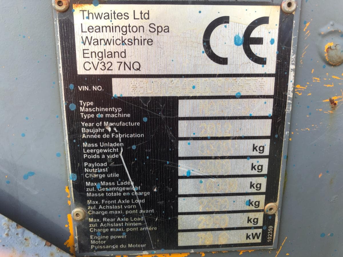 Dumper Thwaites MACH664 · Ano 2012 — image 33