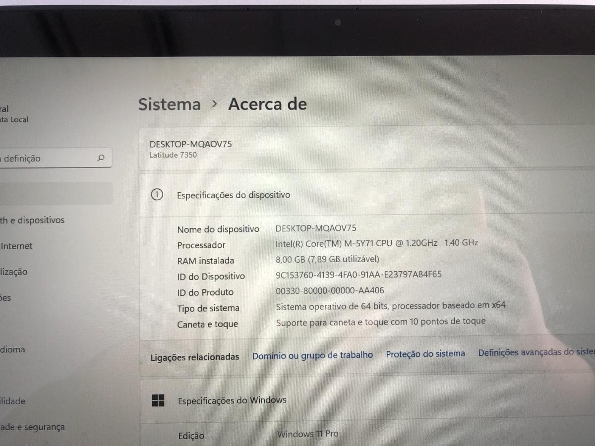 Portátil Dell 7350 — imagem 2
