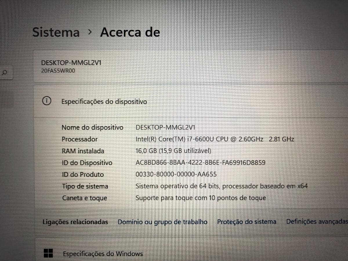 Portátil Lenovo ThinkPad T460s — imagen 16