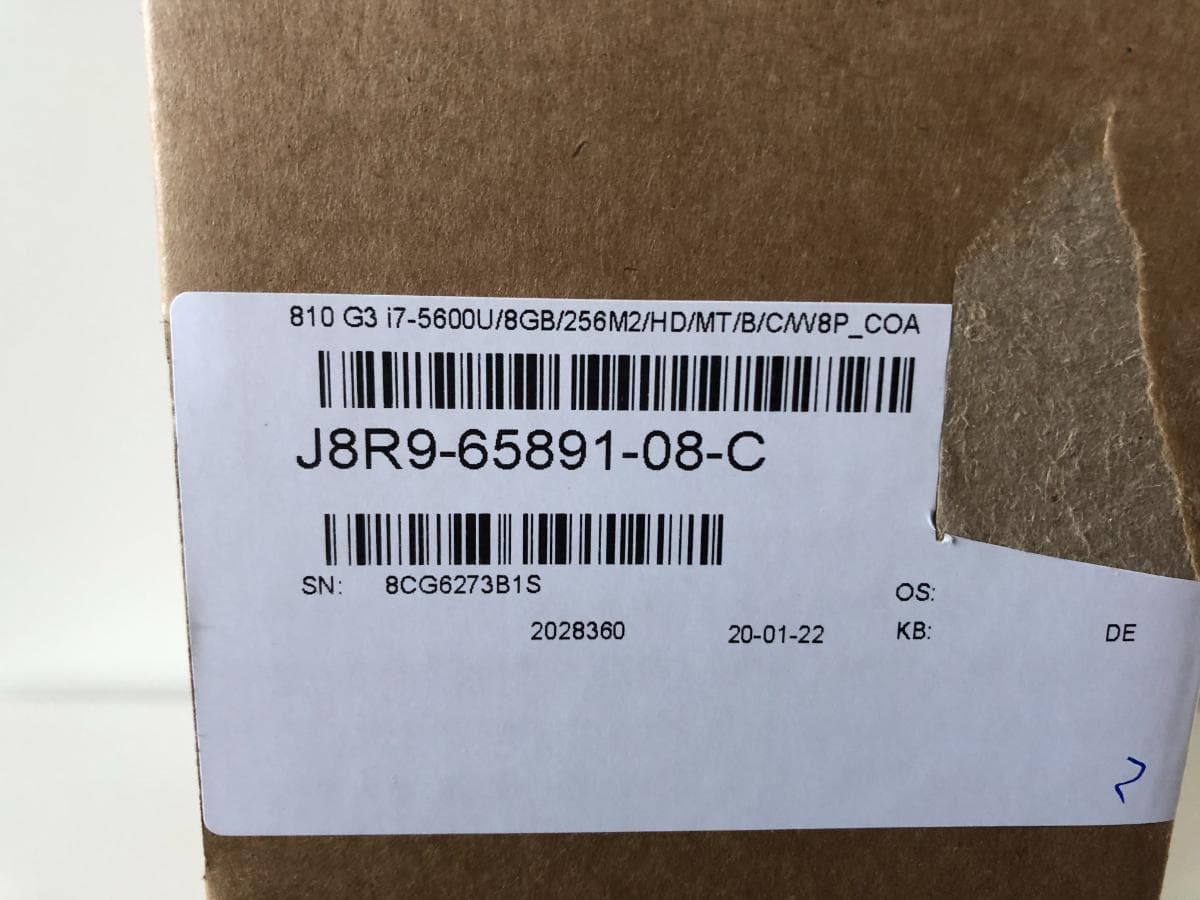 Portátil HP 810 G3 — imagen 13