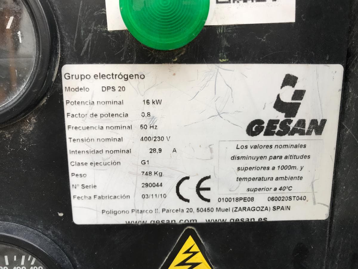 Gerador Gesan 20 KVA — imagem 11