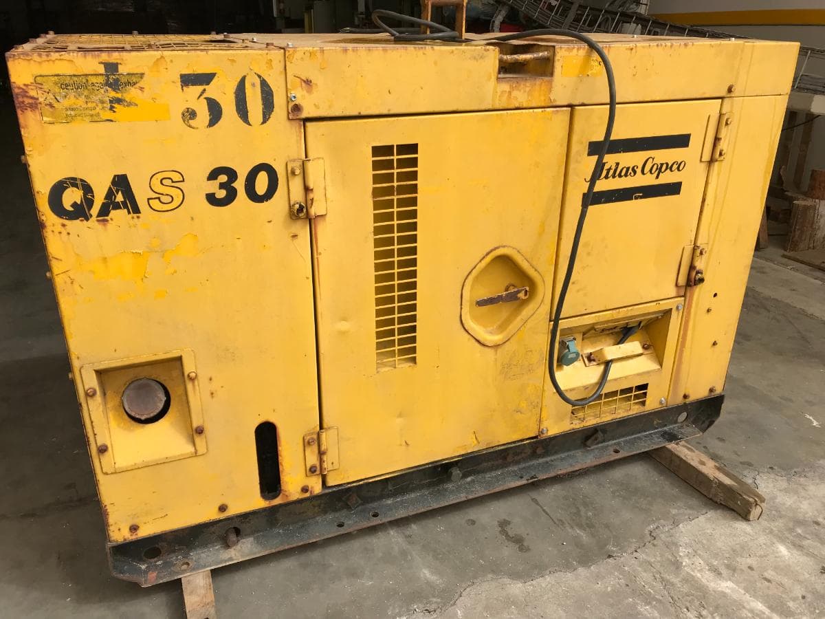 Gerador Atlas Copco QAS 30 27kva — imagen 4