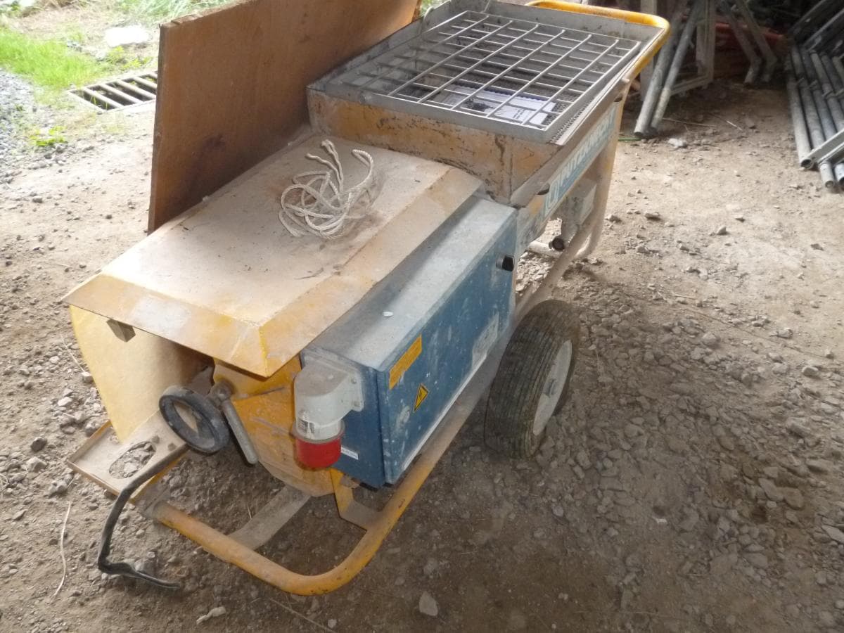Máquina de projetar reboco