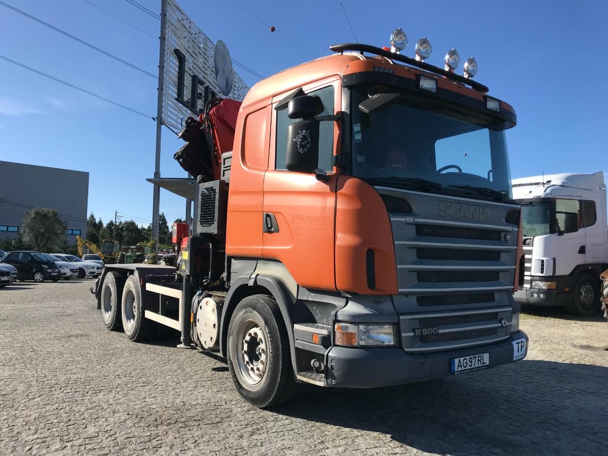 Scania 6x4 R500, com Grua Palfinger BK 30000 · Ano 2009 — imagen 1