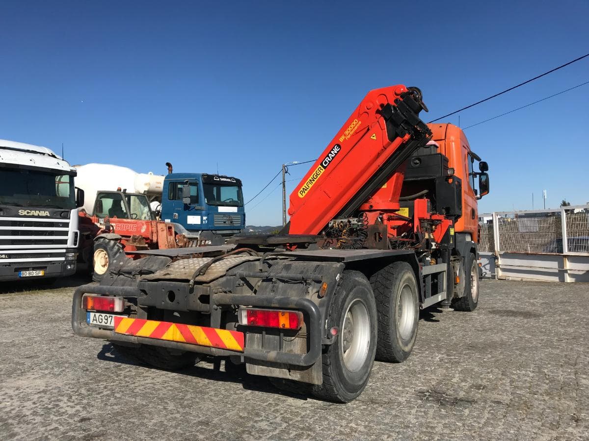 Scania 6x4 R500, com Grua Palfinger BK 30000 · Ano 2009 — imagen 4