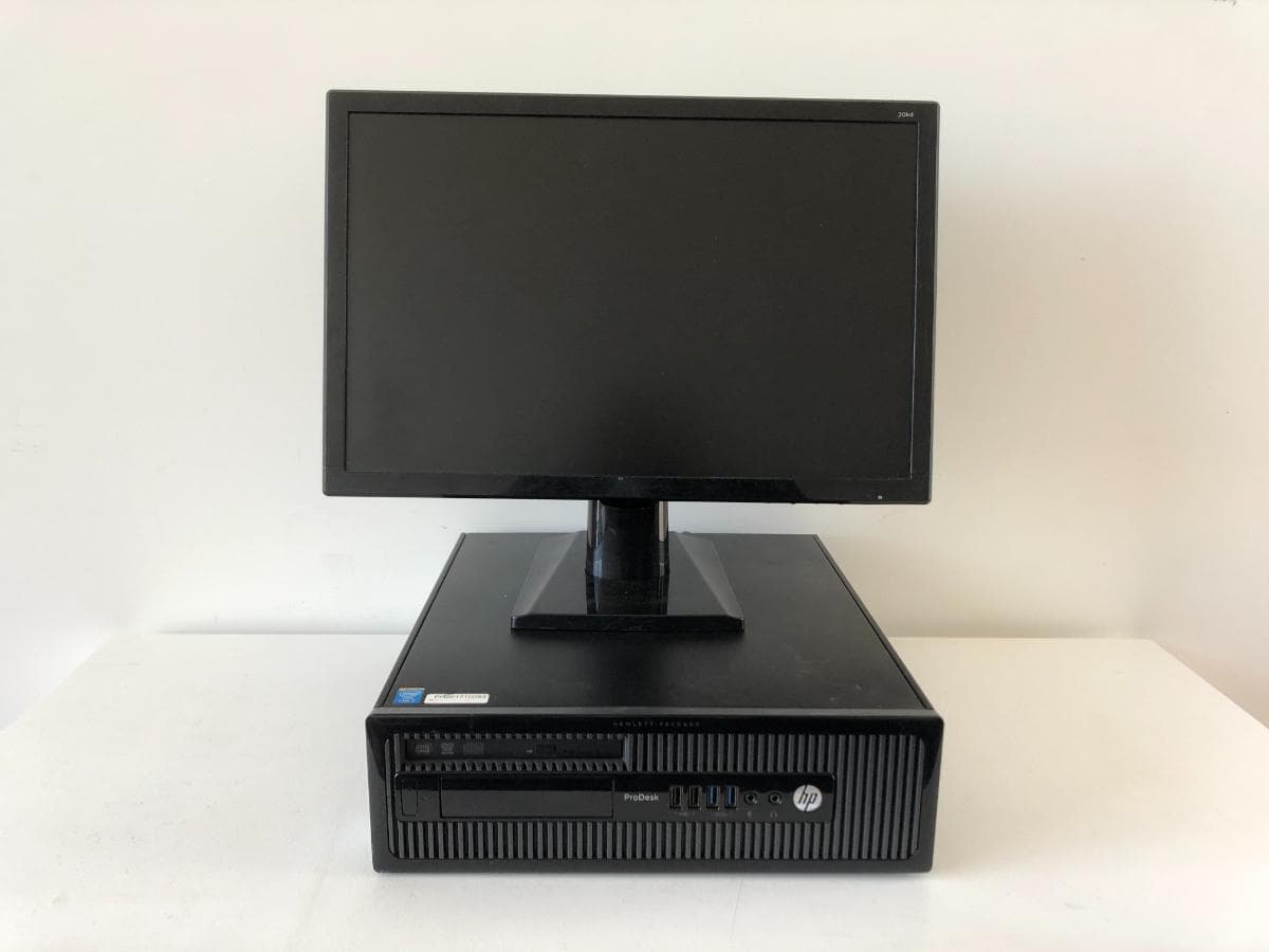 Monitor HP 20KD · Computador Desktop HP — imagen 2