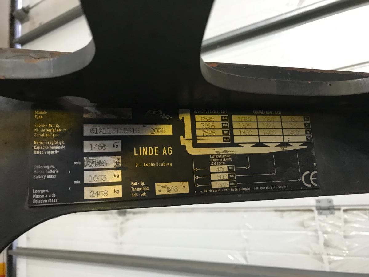 Retrátil Linde R14 · Ano 2006 — imagem 13