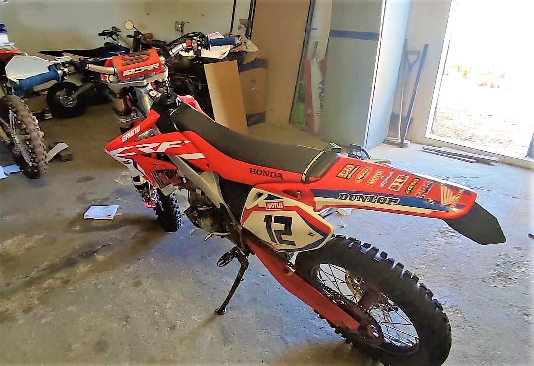 LEILÃO SUSPENSO · Honda CRF 450 R enduro — imagem 4