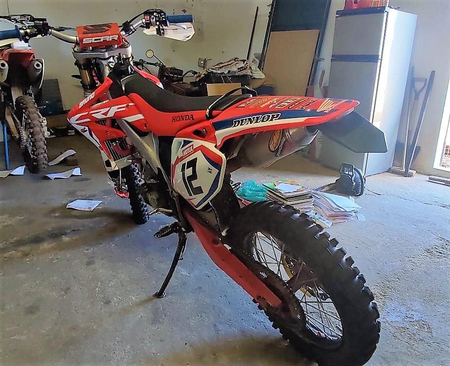 LEILÃO SUSPENSO · Honda CRF 450 R enduro — imagem 5