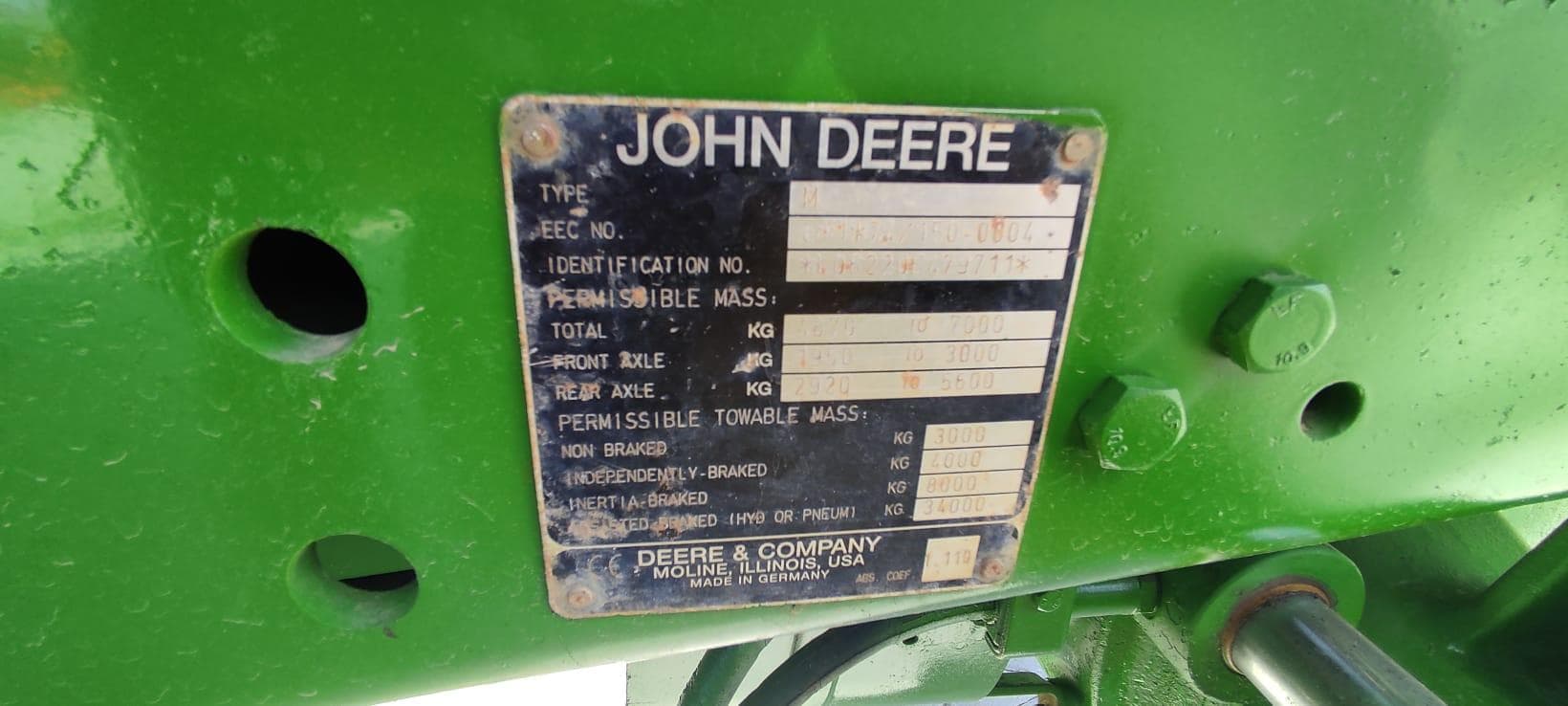Trator John Deere 6220 — imagem 9