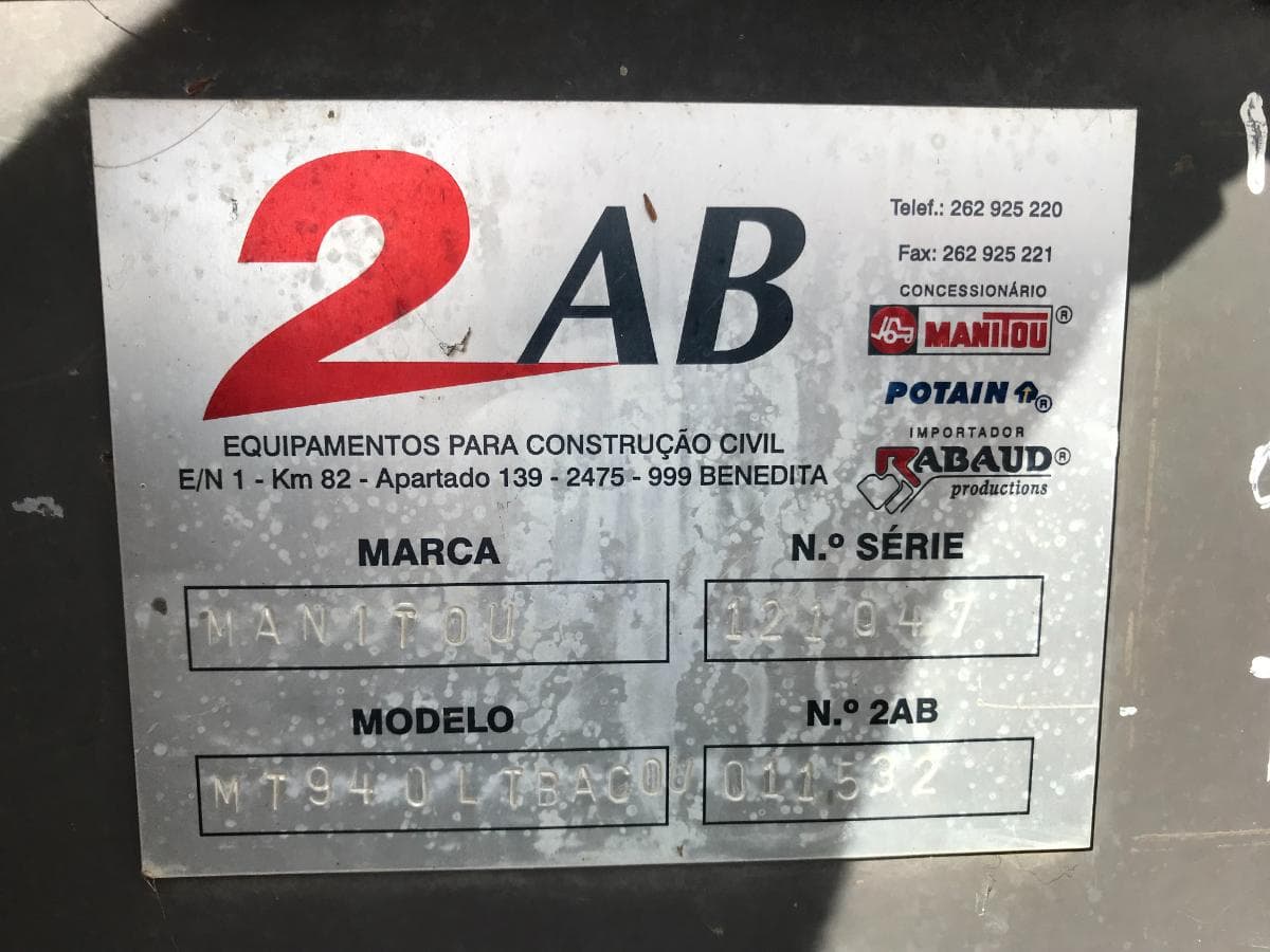 Empilhador Telescópico Manitou MT940 — imagem 17