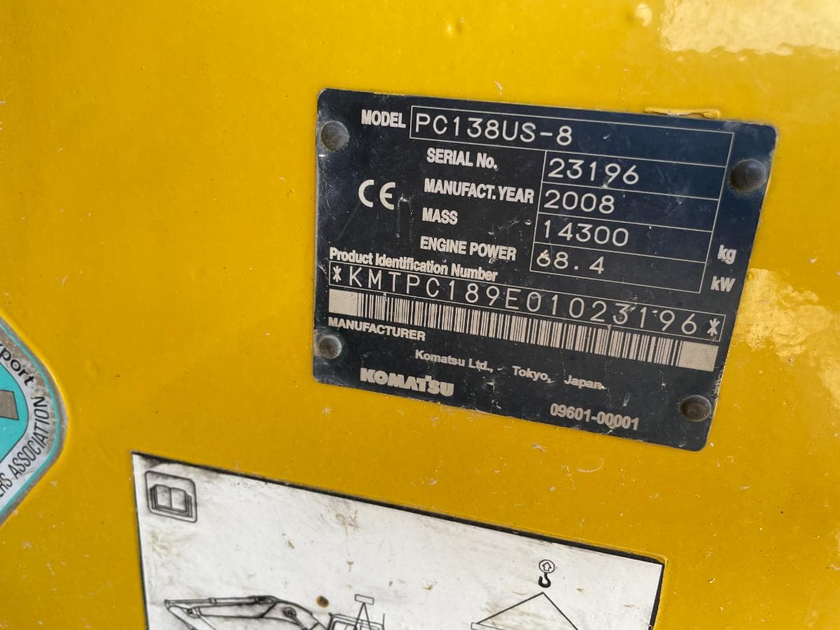 Giratória Komatsu PC138 US-8 — imagem 12