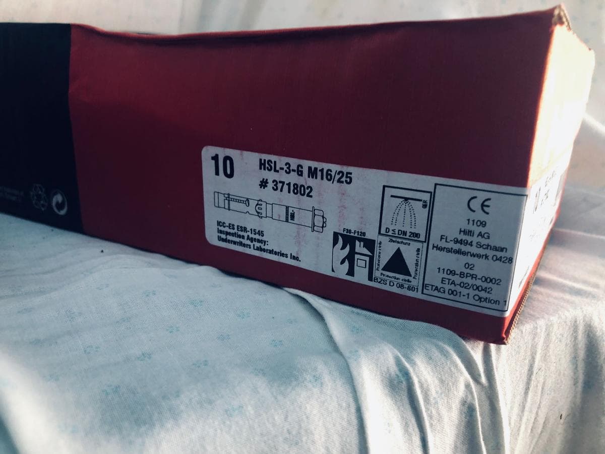 Buchas metálicas Hilti — imagen 3