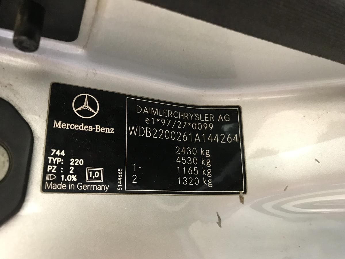 Mercedes-Benz S320 CDI · Ano 2000 — imagen 30