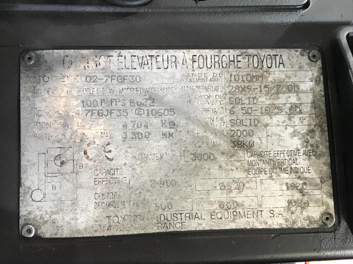 Empilhador Toyota 3500 KG · Gás — imagem 17