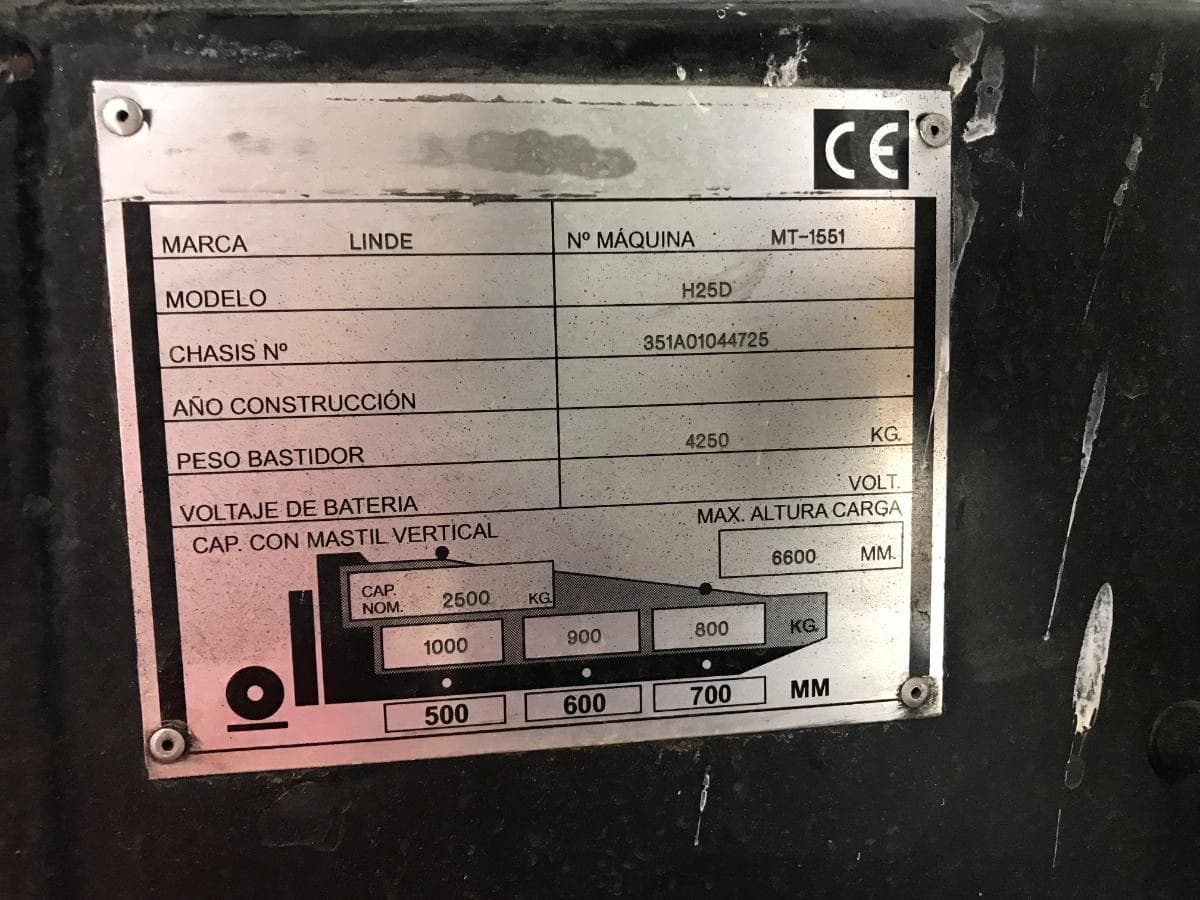 Empilhador Linde H25 D — imagem 17
