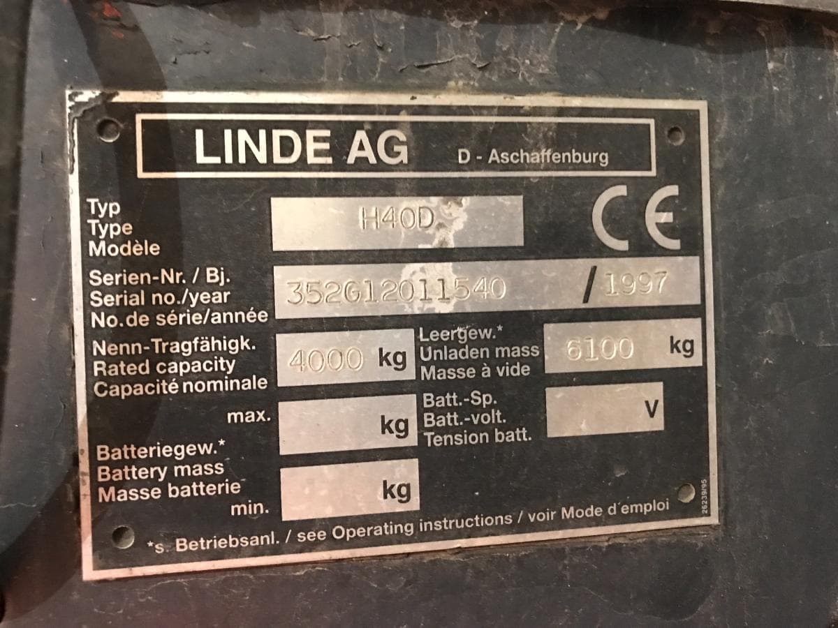 Empilhador Linde H40 — imagem 20