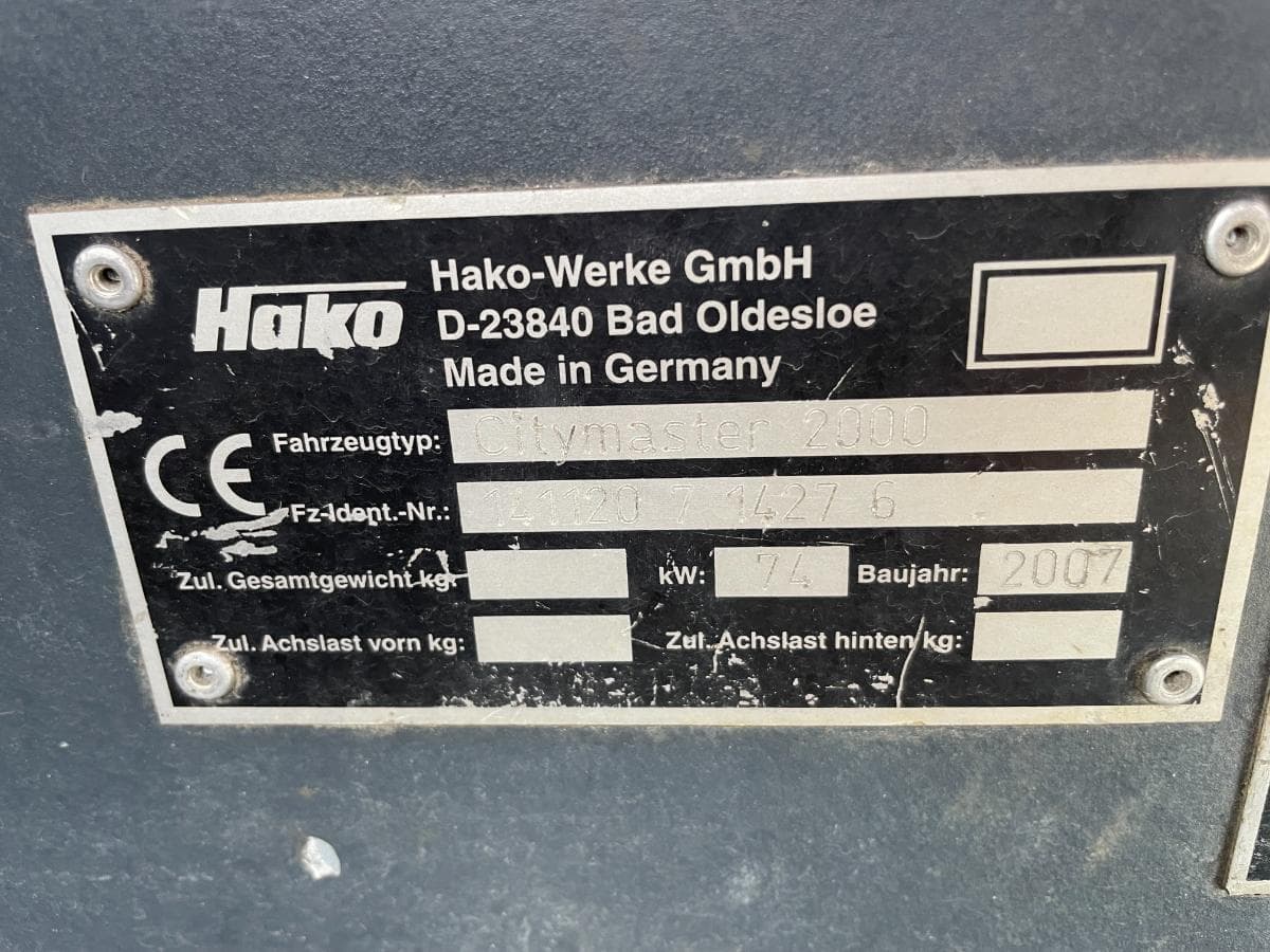 Varredora Hako Citymaster 2000 — image 11