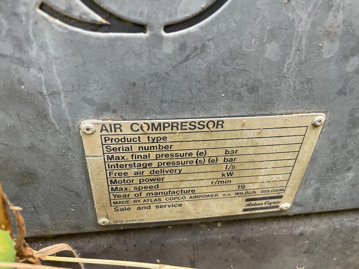 Compressor Elétrico Atlas Copco GA 37 — imagen 3