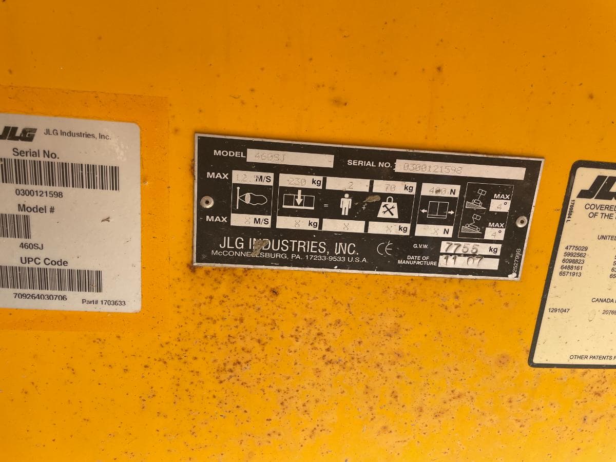 Plataforma Elevatória JLG 460 SJ — imagem 8