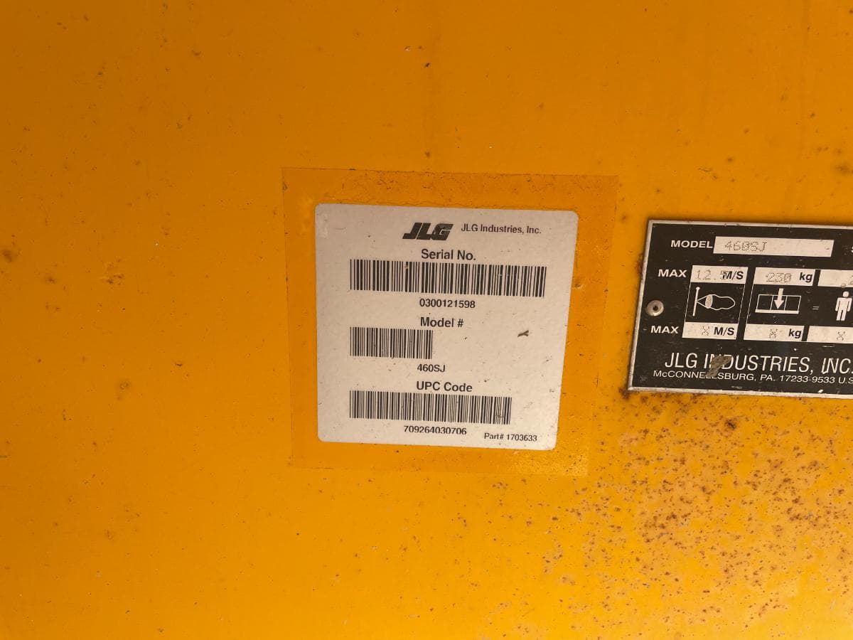 Plataforma Elevatória JLG 460 SJ — imagem 7