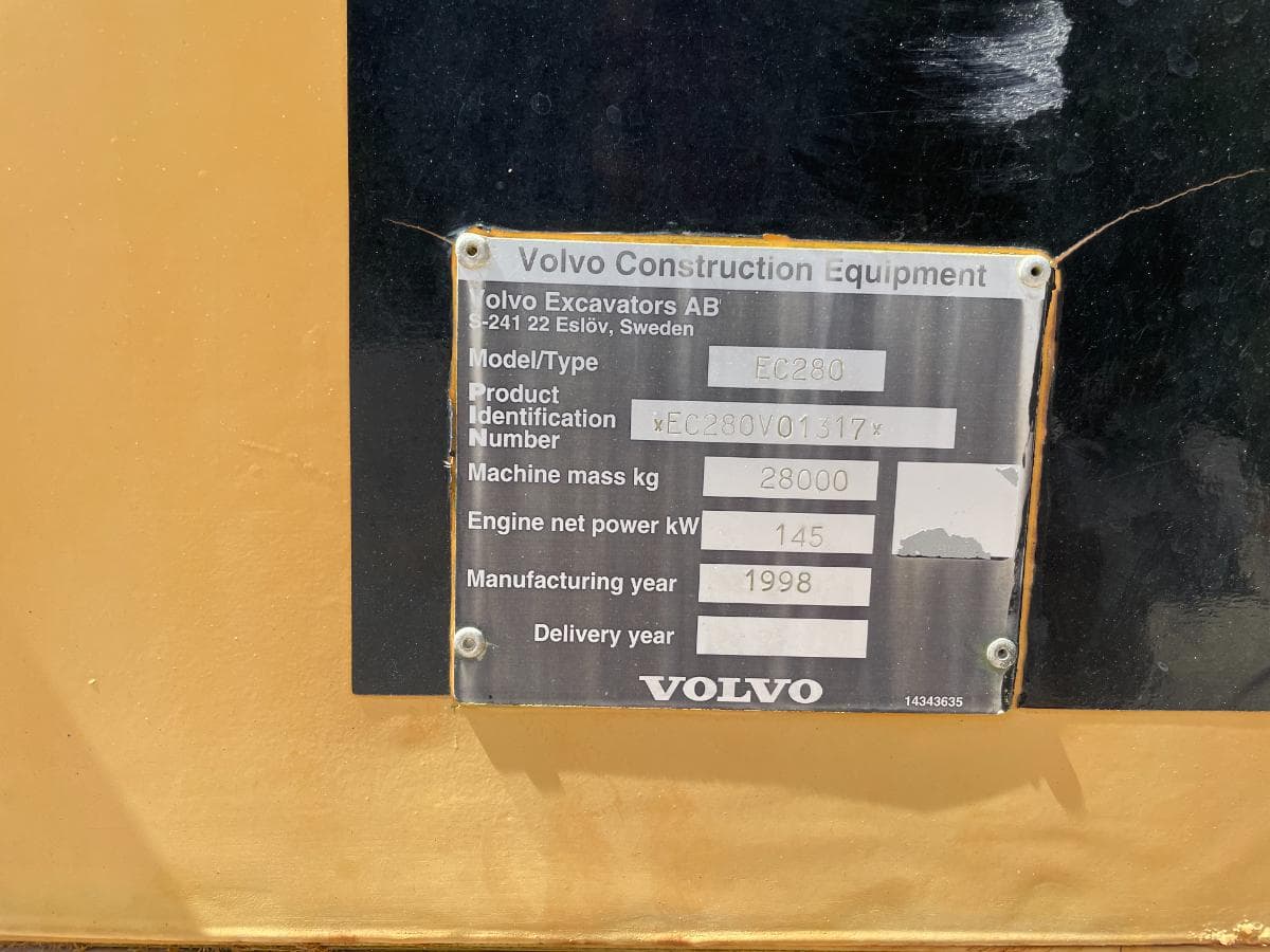 Escavadora Rastos Volvo EC 280 — imagem 8