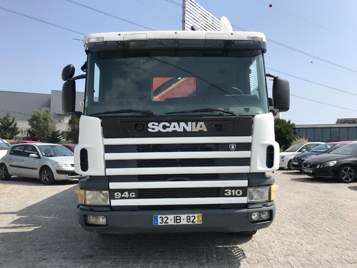 Scania Basculante com Grua Palfinger PK 15500 · Ano 1997 — imagen 2