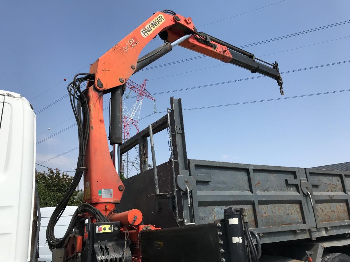 Scania Basculante com Grua Palfinger PK 15500 · Ano 1997 — imagen 10