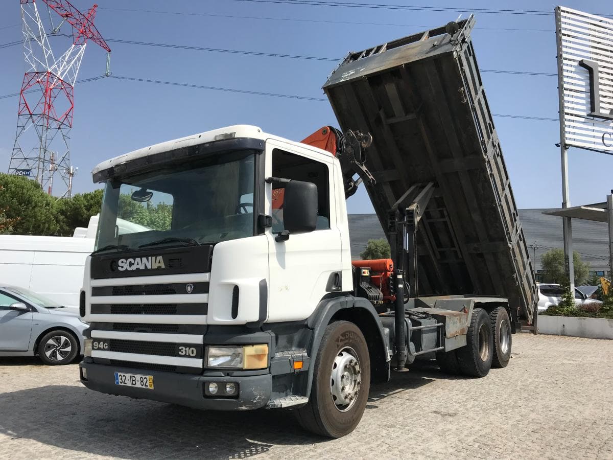 Scania Basculante com Grua Palfinger PK 15500 · Ano 1997 — imagen 13
