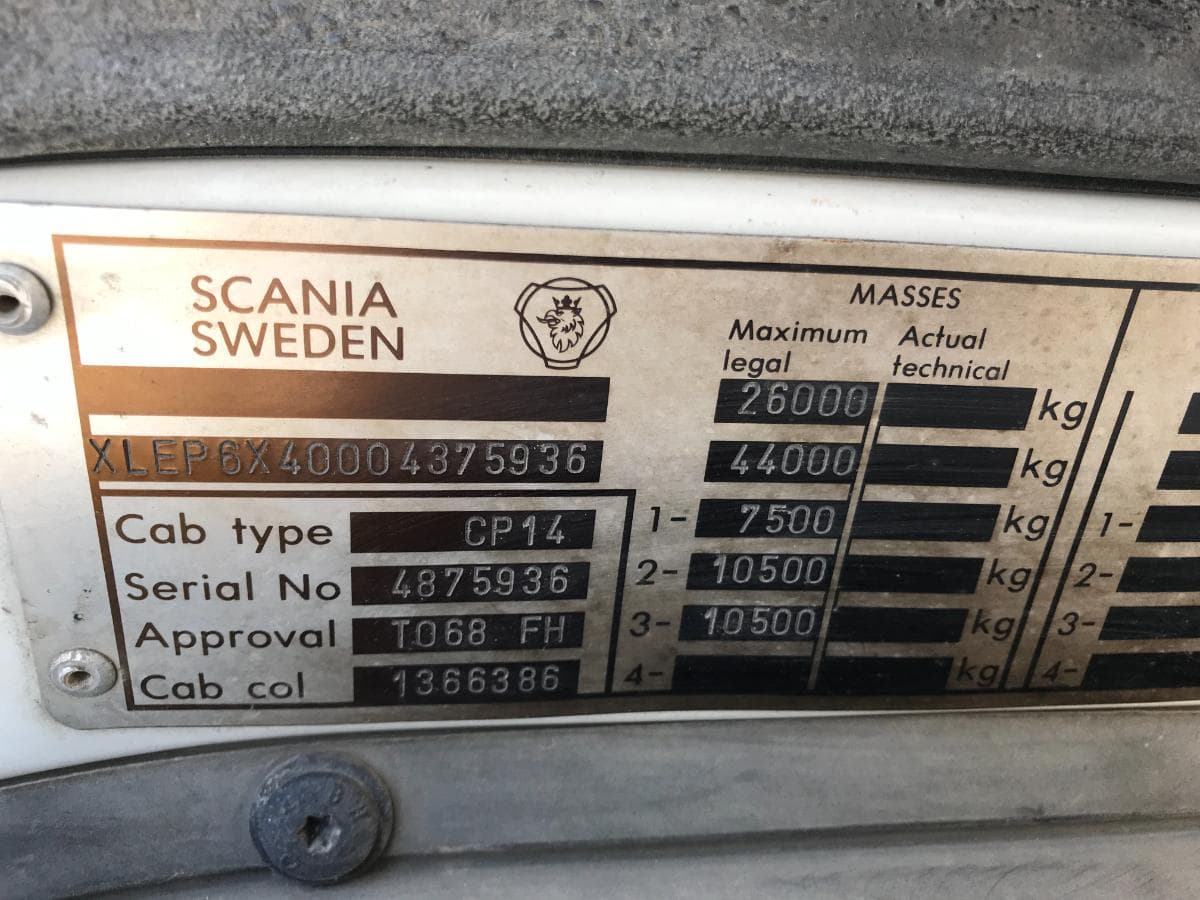 Scania Basculante com Grua Palfinger PK 15500 · Ano 1997 — imagen 33