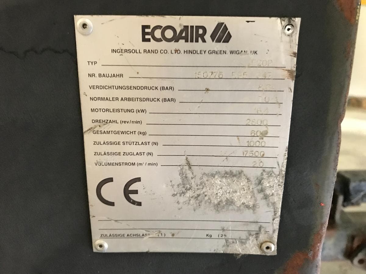 Compressor Berko F20P — imagem 8