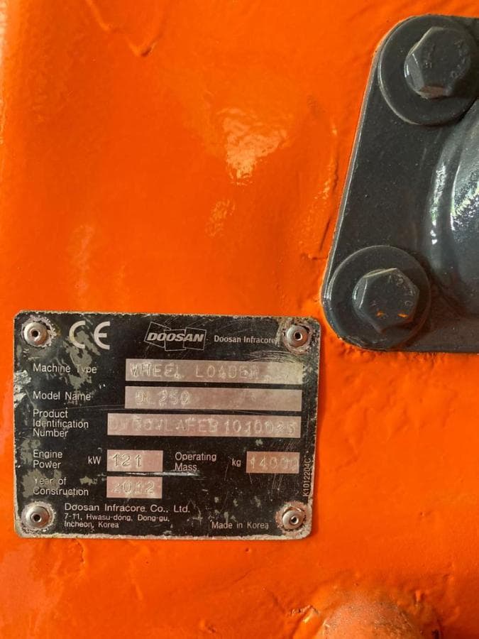 Pá carregadora Doosan DL250 · Ano 2012 — imagen 22