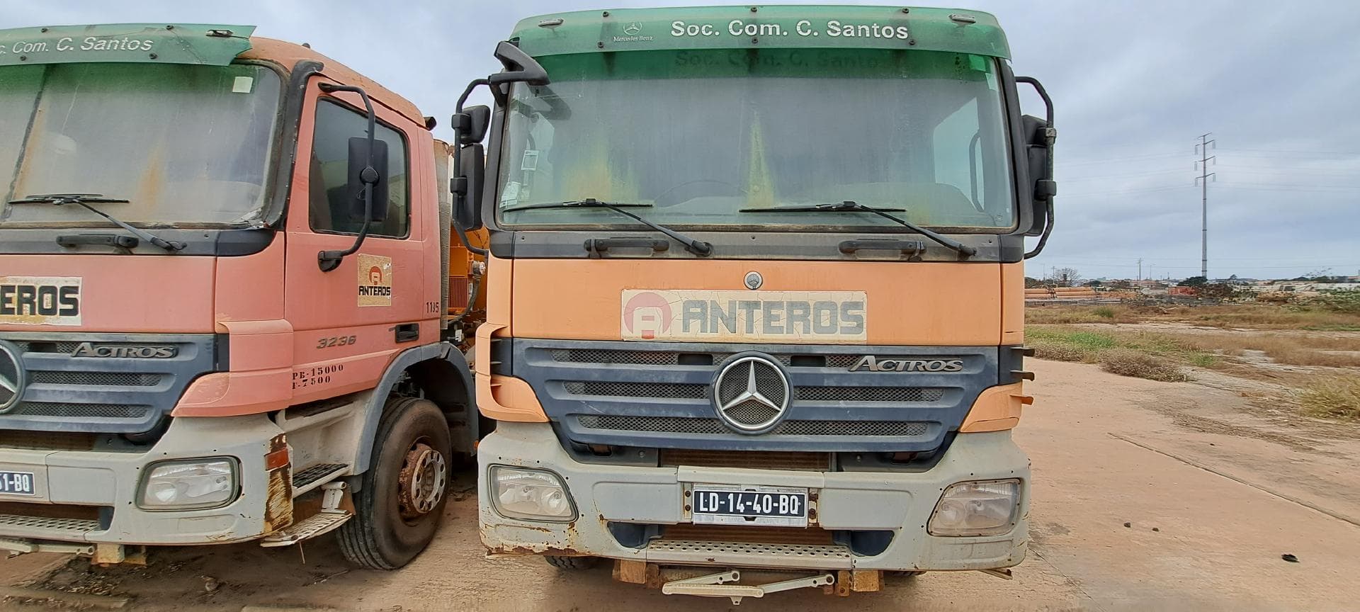 Camião autobetoneira MERCEDES BENZ