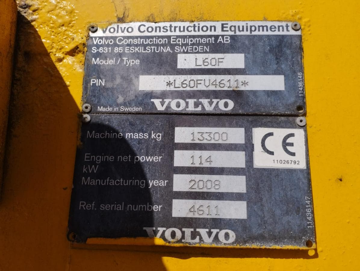 Pá carregadeira Volvo L60F · — image 7