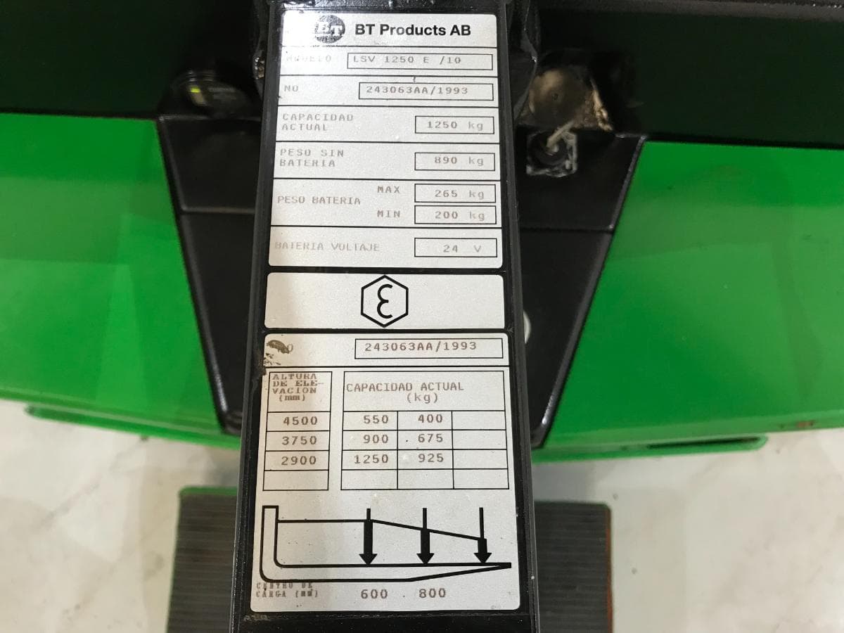 Stacker BT 1250 KG — imagen 6