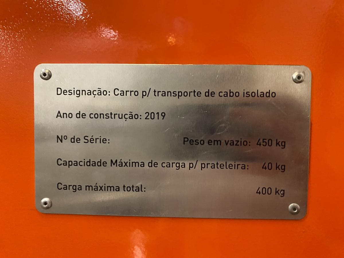 Carro para transporte de cabo isolado — imagen 7