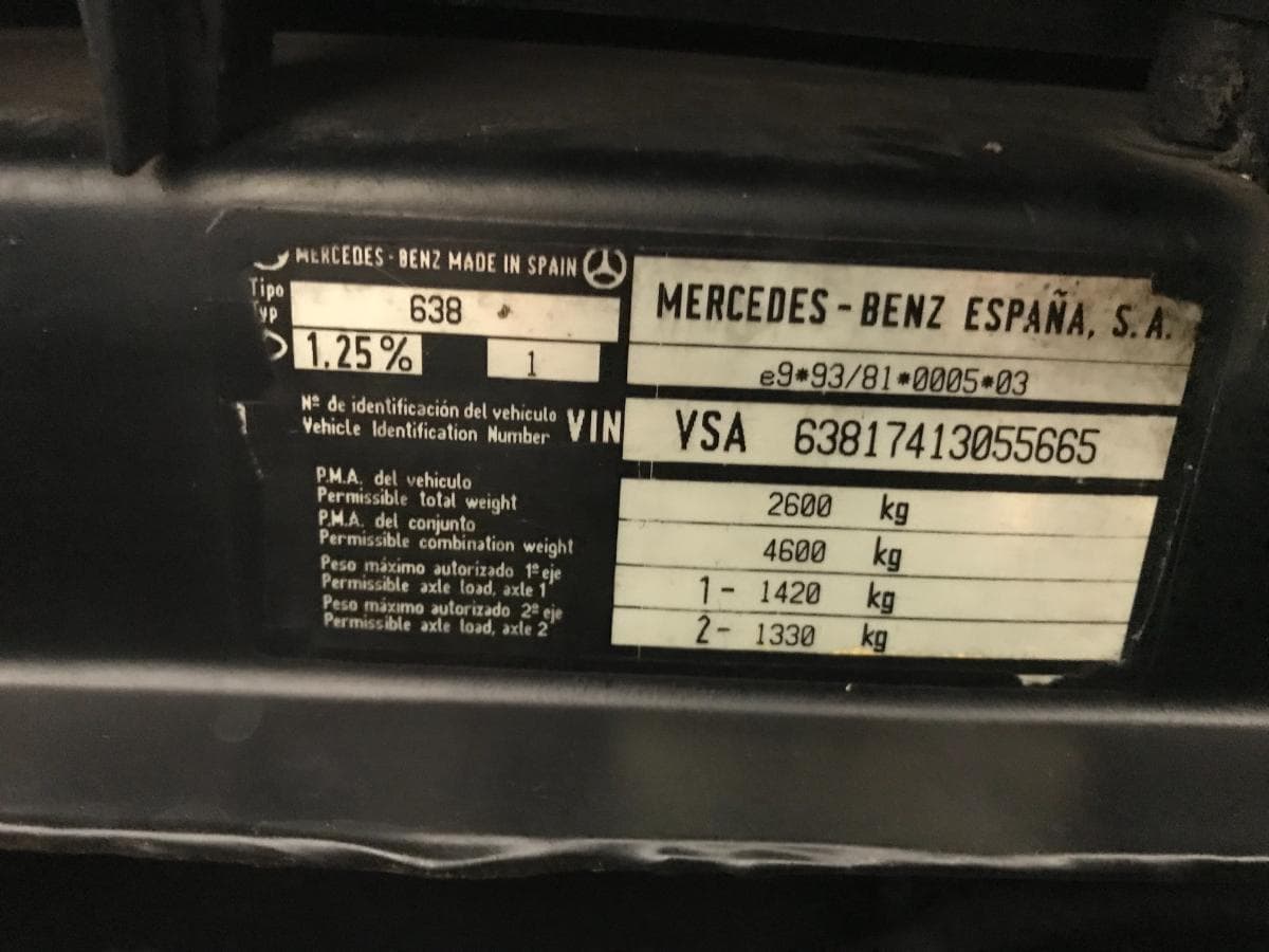 Mercedes-Benz Vito TD 2.3 · Ano 1997 — imagem 11