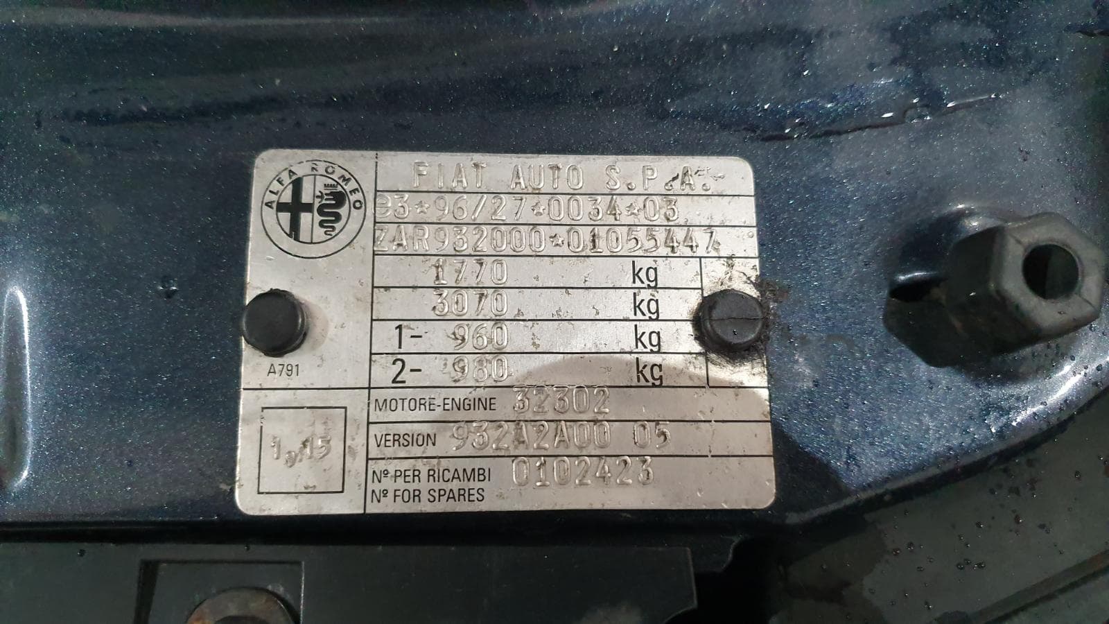 Alfa Romeo 156 1.9 JTD · Ano 1998 — imagen 4