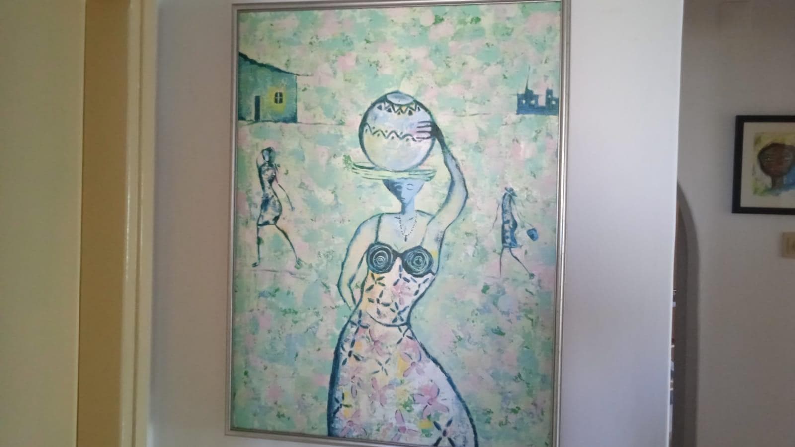 Um quadro. ·