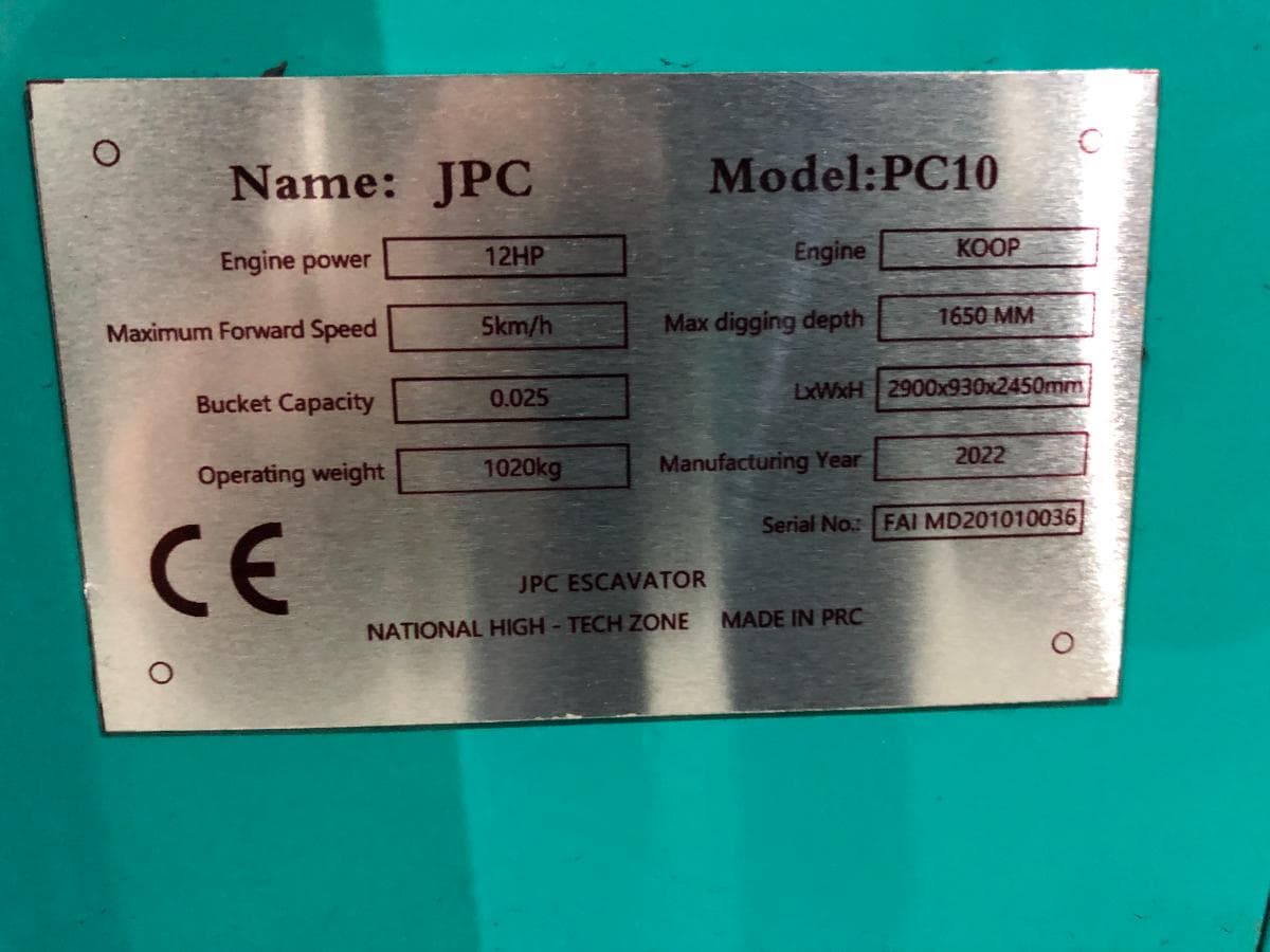 Mini Giratória Rastos JPC PC10 · Ano 2022 — imagen 19