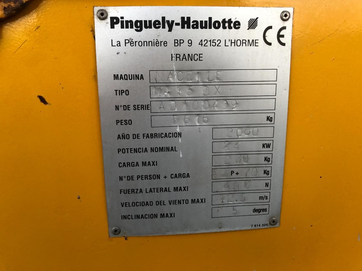 Plataforma Elevatória Haulotte HA15DX · Ano 2000 — imagem 26