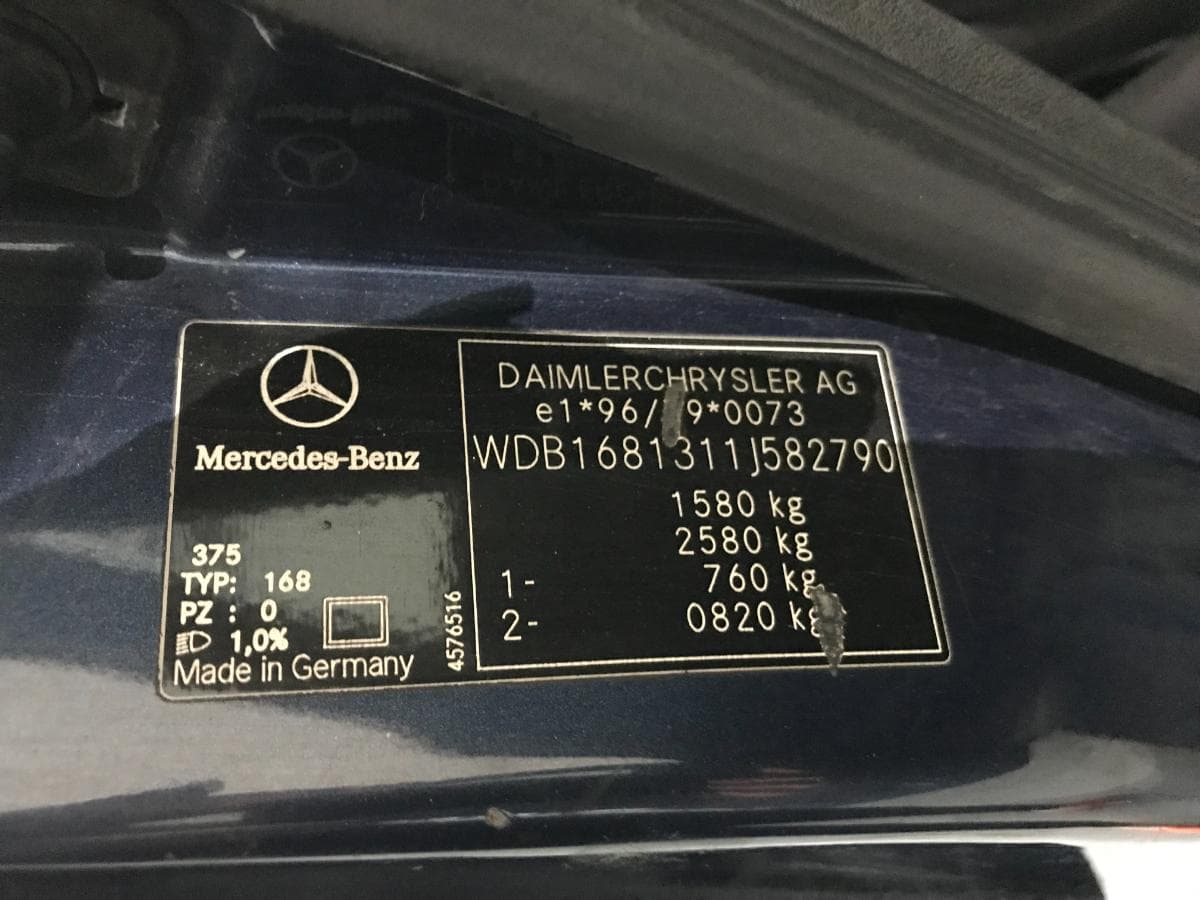 Mercedes-Benz A140 1.4 · Ano 2002 — imagen 5